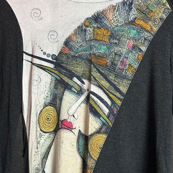 Simply Art by Dolcezza Women’s Face Top - Picture 2 of 5